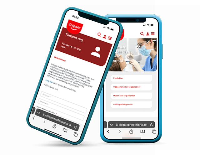 Register in Colgate Professional