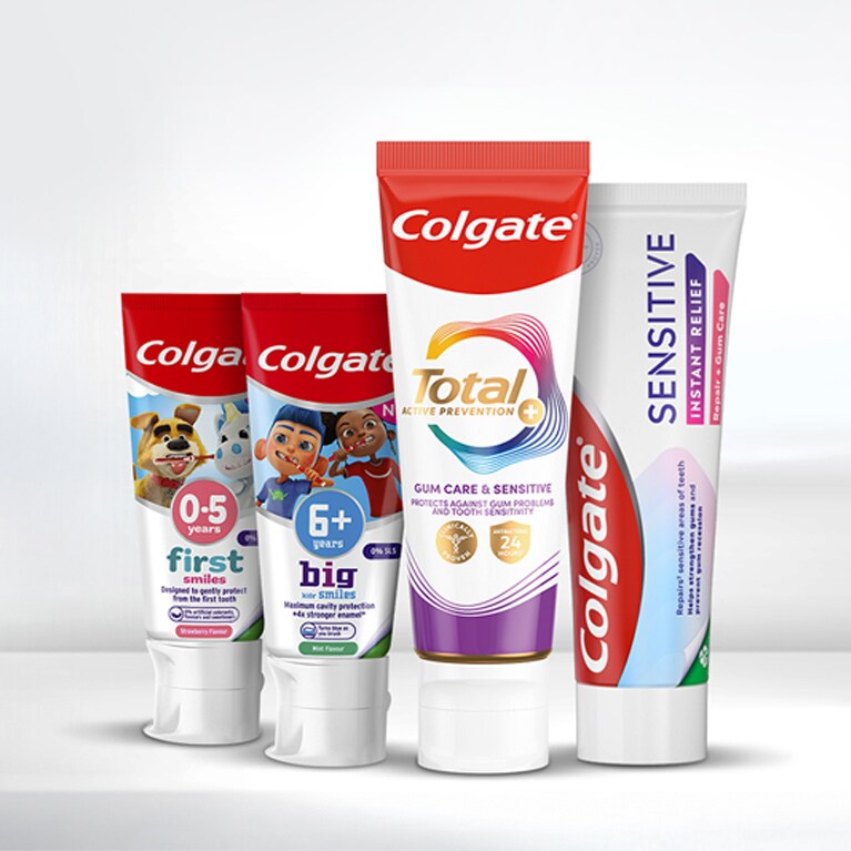 Vidste du, at Colgate® tilbyder tandpasta uden SLS* skummemiddel