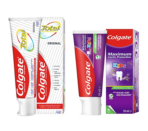 Colgate® Total®-tandpasta - Colgate® Maximum Cavity Protection Kids 3+