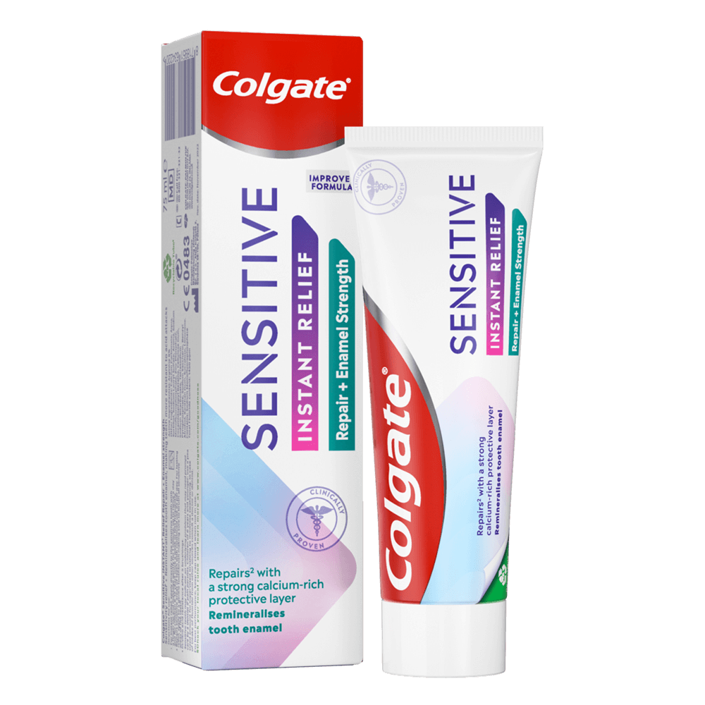 billede af Colgate Sensitive Instant Relief Repair + Enamel Strength tandpasta